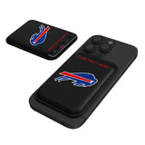 Buffalo Bills Personalized Insignia Black Magnetic Credit Card Wallet