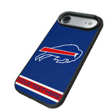 Buffalo Bills Personalized Stripe Bump Phone Case for Apple iPhone