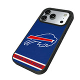 Buffalo Bills Personalized Stripe Bump Phone Case for Apple iPhone