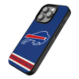 Buffalo Bills Personalized Stripe Bump Phone Case for Apple iPhone