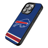 Buffalo Bills Personalized Stripe Bump Phone Case for Apple iPhone