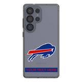 Buffalo Bills Personalized Tilt Clear Phone Case for Samsung Galaxy