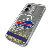 Buffalo Bills Personalized Tilt Glitter Phone Case for Apple iPhone