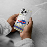 Buffalo Bills Personalized Tilt Glitter Phone Case for Apple iPhone