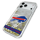 Buffalo Bills Personalized Tilt Glitter Phone Case for Apple iPhone