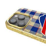 Buffalo Bills Plaid Bling Phone Case for Apple iPhone