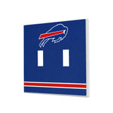 Buffalo Bills Stripe Hidden-Screw Light Switch Plate