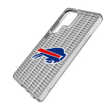 Buffalo Bills Text Backdrop Clear Phone Case for Samsung Galaxy