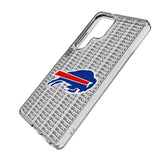 Buffalo Bills Text Backdrop Clear Phone Case for Samsung Galaxy