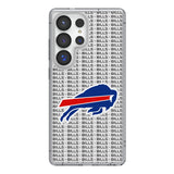 Buffalo Bills Text Backdrop Clear Phone Case for Samsung Galaxy