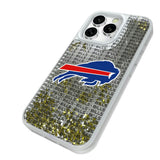 Buffalo Bills Text Backdrop Glitter Phone Case for Apple iPhone