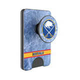 Buffalo Sabres Ice Wordmark PopSockets MagSafe-Compatible PopWallet+