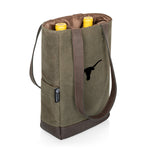 Texas Longhorns - 2 Bottle Insulated Wine Cooler Bag