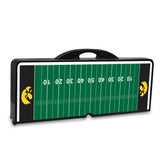 Iowa Hawkeyes Football Field - Picnic Table Portable Folding Table with Seats