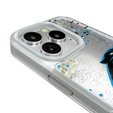Carolina Panthers Confetti Glitter Phone Case for Apple iPhone