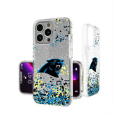 Carolina Panthers Confetti Glitter Phone Case for Apple iPhone