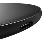 Carolina Panthers Linen 15-Watt Wireless Charger