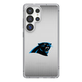 Carolina Panthers Linen Clear Phone Case for Samsung Galaxy