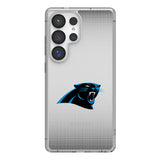 Carolina Panthers Linen Clear Phone Case for Samsung Galaxy
