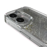 Carolina Panthers Linen Glitter Phone Case for Apple iPhone