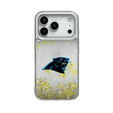 Carolina Panthers Linen Glitter Phone Case for Apple iPhone