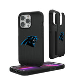 Carolina Panthers Linen Rugged Phone Case for Apple iPhone
