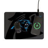 Carolina Panthers Monocolor Tilt 15-Watt Wireless Charger and Mouse Pad
