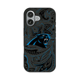 Carolina Panthers Paisley Bump Phone Case for Apple iPhone