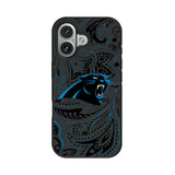 Carolina Panthers Paisley Bump Phone Case for Apple iPhone