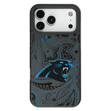 Carolina Panthers Paisley Bump Phone Case for Apple iPhone