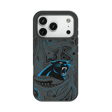 Carolina Panthers Paisley Bump Phone Case for Apple iPhone