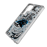 Carolina Panthers Paisley Clear Phone Case for Samsung Galaxy