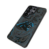 Carolina Panthers Paisley MagSafe Compatible Phone Case for Samsung Galaxy 26 Series