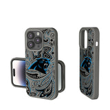 Carolina Panthers Paisley Soft Touch Phone Case for Apple iPhone