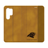 Carolina Panthers Personalized Burn Folio Phone Case for Samsung Galaxy