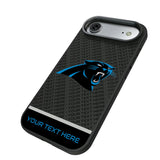 Carolina Panthers Personalized EndZone Plus Bump Phone Case for Apple iPhone