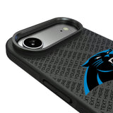 Carolina Panthers Personalized EndZone Plus Bump Phone Case for Apple iPhone