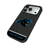 Carolina Panthers Personalized EndZone Plus Bump Phone Case for Apple iPhone