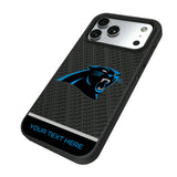 Carolina Panthers Personalized EndZone Plus Bump Phone Case for Apple iPhone