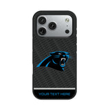Carolina Panthers Personalized EndZone Plus Bump Phone Case for Apple iPhone 17 Series