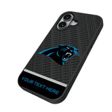 Carolina Panthers Personalized EndZone Plus Bump Phone Case for Apple iPhone