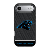 Carolina Panthers Personalized EndZone Plus Bump Phone Case for Apple iPhone