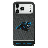 Carolina Panthers Personalized EndZone Plus Bump Phone Case for Apple iPhone