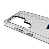 Carolina Panthers Personalized EndZone Plus Clear Phone Case for Samsung Galaxy