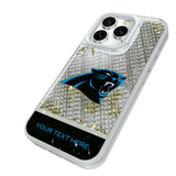 Carolina Panthers Personalized EndZone Plus Glitter Phone Case for Apple iPhone
