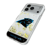 Carolina Panthers Personalized EndZone Plus Glitter Phone Case for Apple iPhone