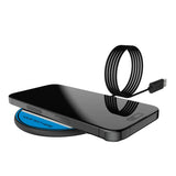 Carolina Panthers Personalized Endzone Solid 15-Watt Wireless Charger
