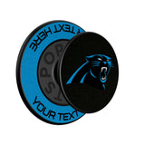 Carolina Panthers Personalized Endzone Solid PopSockets Magnetic Phone Grip and Stand