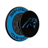 Carolina Panthers Personalized Endzone Solid PopSockets Magnetic Phone Grip and Stand