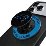 Carolina Panthers Personalized Endzone Solid PopSockets Magnetic Phone Grip and Stand